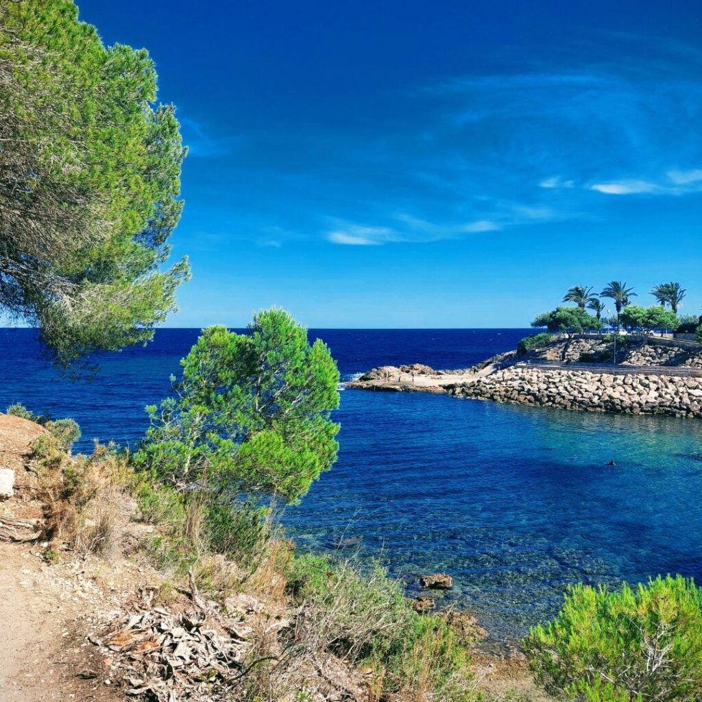 vista al mar Camping Nautic, Cataluna
