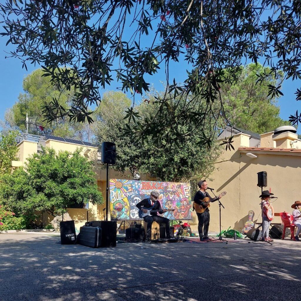 el concierto al aire libre