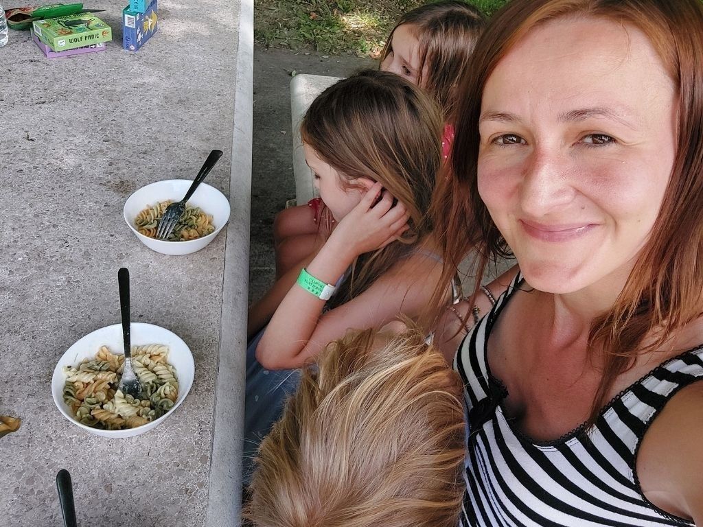 mama con ninos