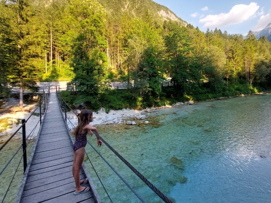 Rio Soca Eslovenia