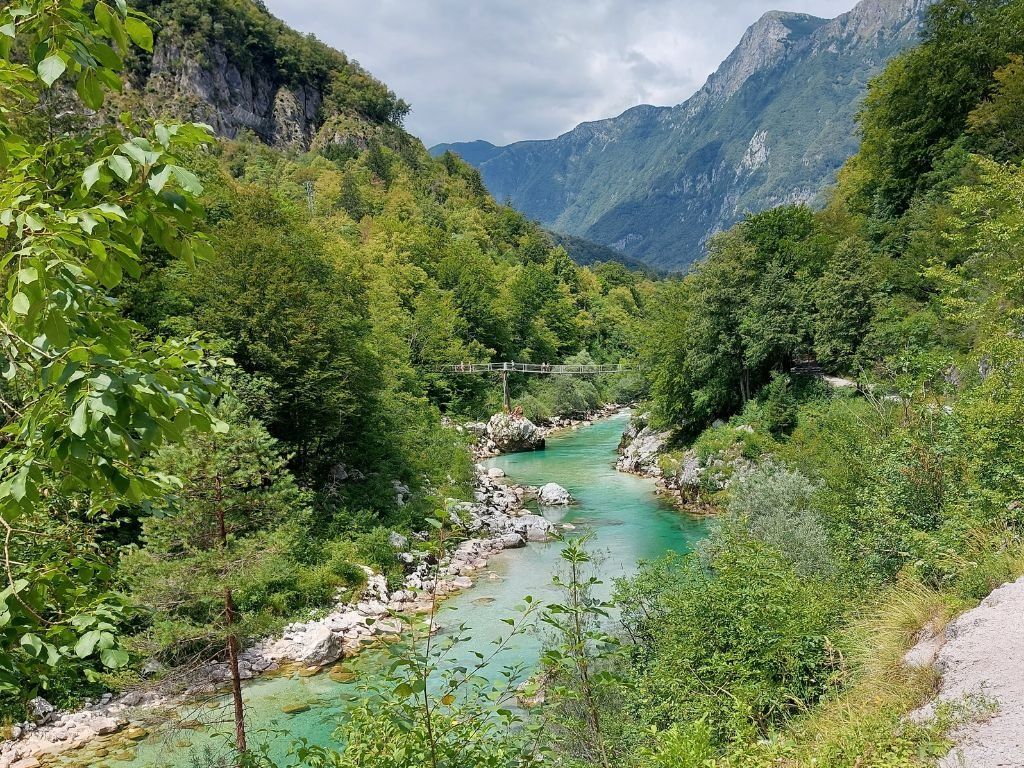 Rio Soca Eslovenia